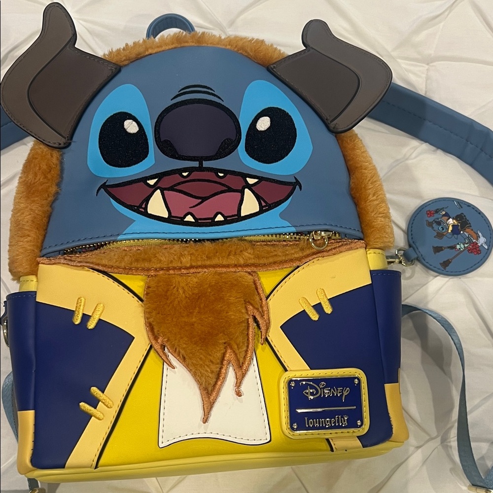 Loungefly Disney stitch beast backpack, never used.